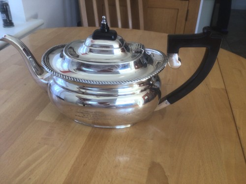 Garrad silver plate teapot - garrad's,