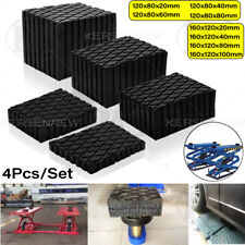 4 Ramp Jacking Rubber Blocks Quality Universal Scissor Car Lift Pad Various size
