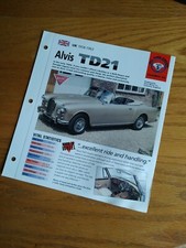 Alvis TD21 IMP Spec Sheet /