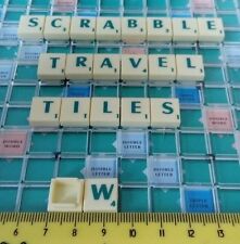 SCRABBLE TRAVEL DELUXE - SMALL SQUARE-BACK TILES *Spares/Replacements* Spears