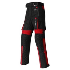 Mens Nadstar Black/Red biker motorbike racing cordura textiles trousers XXL/36
