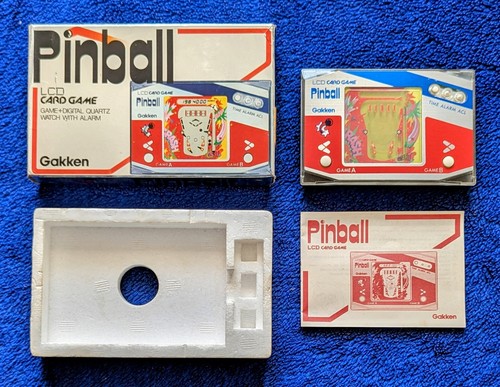 Rare pinball gakken lcd - rare, card
