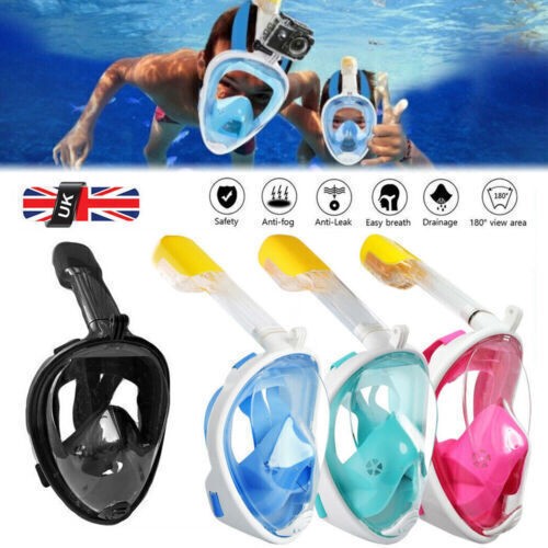 Kids adults snorkel face mask - adults,