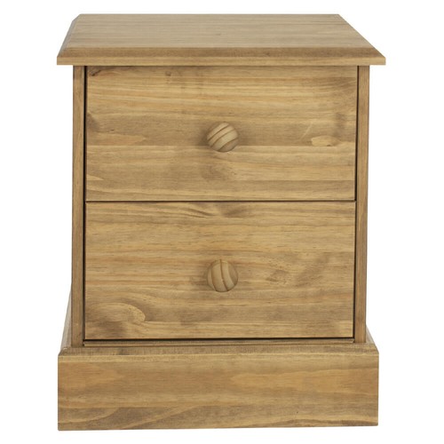 Cotswold pine bedside cabinet - cotswold,