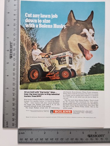 Authentic bolens husky lawn - authentic,