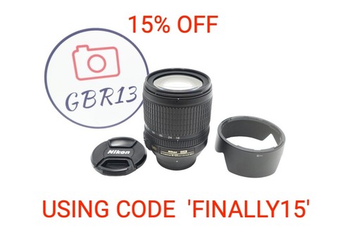 Nikon 105mm lens 5 - 18-105mm, f/3.5-5.6