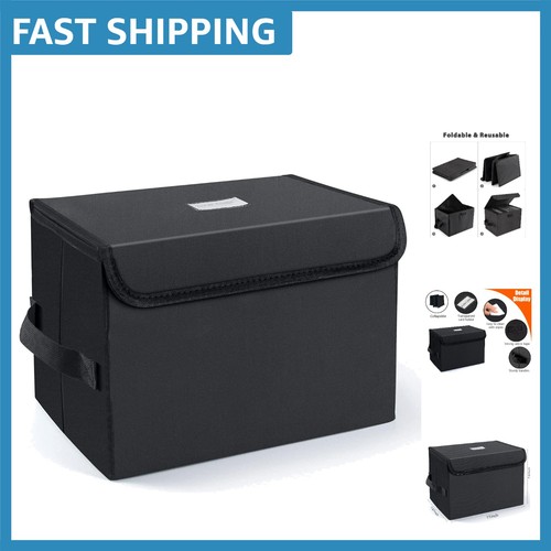 Stylish black vinyl - black, storage