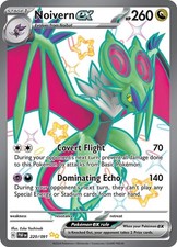 Noivern ex - 220/091 - Pokemon Paldean Fates Shiny Full Art Ultra Rare Card NM