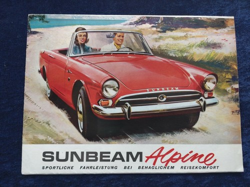 Sunbeam alpine brochure - alpine, 1965