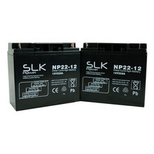 2 PACK 12v 22AH SLK MOBILITY