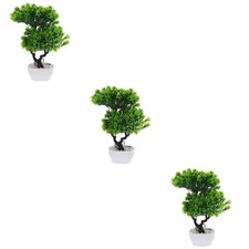  3 Count Faux Plant Plants for Outdoors Fake Tree Decor Artificial Indoor