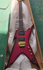 Custom Electric guitar Dean Dime Razorback Dimebag Darrell Burgundy Burst