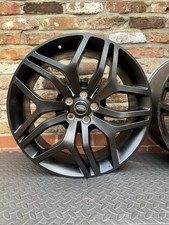 Genuine Range Rover Sport Alloy Wheels 22” Inch - Matt Satin Black - Land Rover