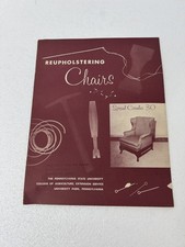 Vintage REUPHOLSTERING CHAIRS