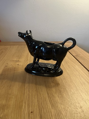 Vintage pottery ceramic black - pottery,