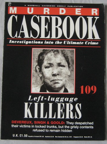 Murder casebook magazine issue - casebook,
