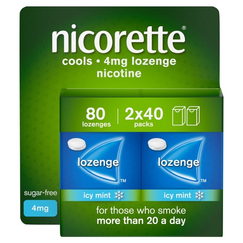 Nicorette cools 4mg lozenge - nicorette, 80