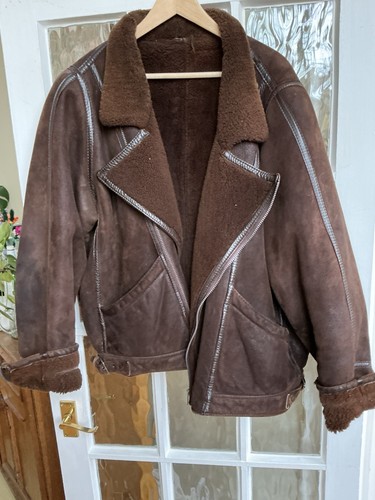 Vintage real sheepskin - vintage, flying