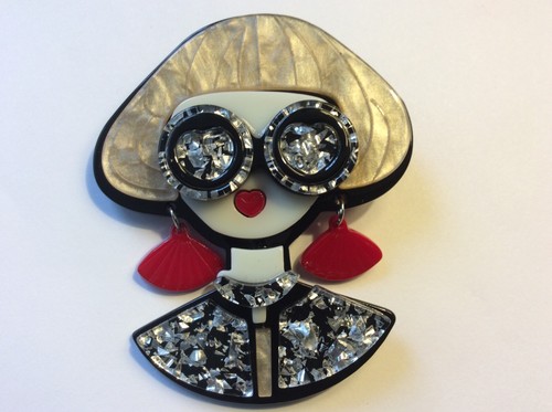 Crazy lady layered - layered, resin