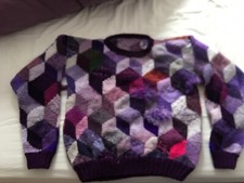 Handknitted Kaffe Fassett
