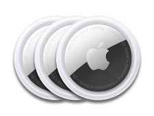 Paquete de 3 rastreador de ubicación original Apple AirTag Silver Grado bueno