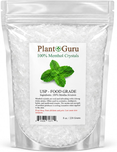 Menthol crystals mentha - menthol,