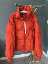 Kangol Puffer Jacket Winter Coat Orange/Russett Women's Large