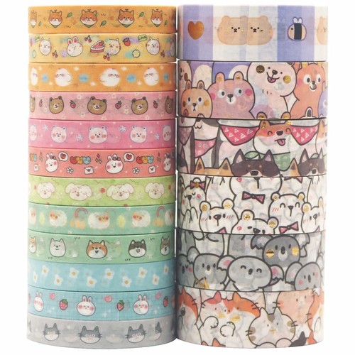 Cute pets washi tape - tape, 18