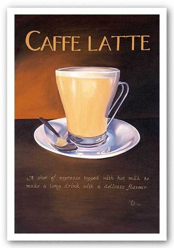 Coffee art print urban caffe - art,