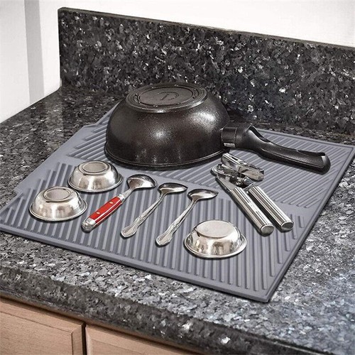 Silicone dish draining mat - silicone,