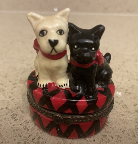 Vintage painted porcelain - vintage,