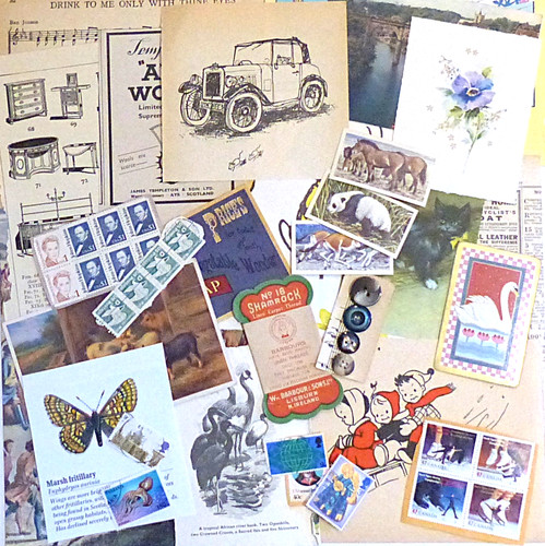 Vintage ephemera paper - ephemera,