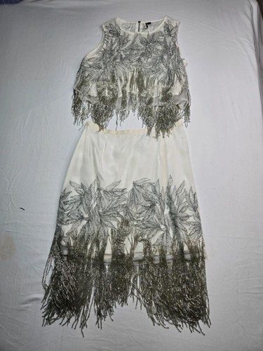 Topshop new beaded fringe - new,