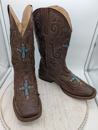 Roper cross faith rhinestone - roper,