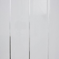 White Gloss Chrome Bathroom Cladding 5mm Kitchen Ceiling Panels Wet Wall PVC