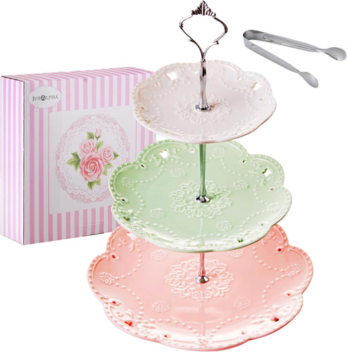 Jusalpha tier porcelain - 3-tier,