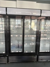 Interlevin Double Door Glass Fridge VGC