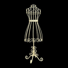 Vintage White Wire Mannequin