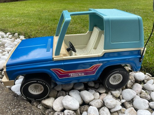 Vintage tonka jeep 1980 blue - tonka, 1980's