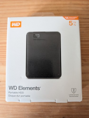 Elements 5tb portable hdd - wd,