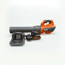RIDGID 18V Brushless 130 MPH 510 CFM Cordless Battery Leaf Blower W/2 Batteries