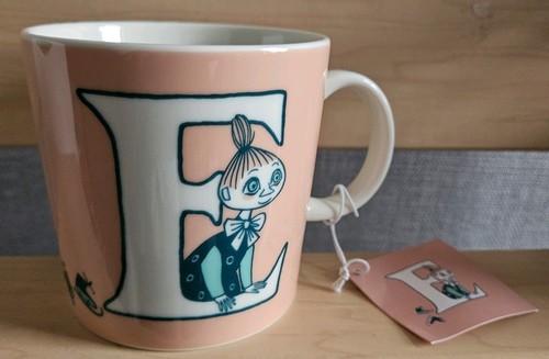 Arabia alphabet moomin mug - arabia, e
