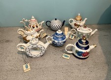 Vintage Miniature Teapots By