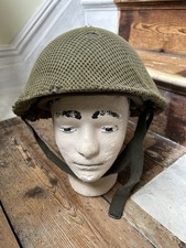 British Army MkIV Turtle Helmet ~ 1976 Dated ~ Falklands War ~ Raw Edge Example