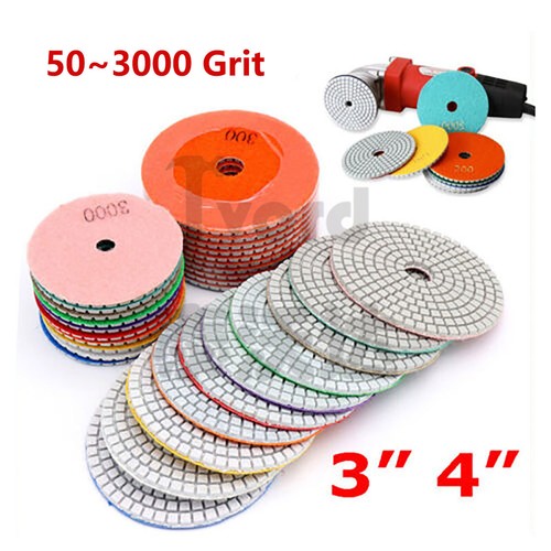 Wet diamond polishing pads - wet,