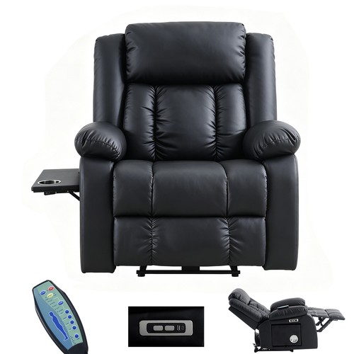 Electric recliner armchair - electric, pu