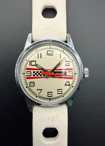 Vintage yema racing dial watch - dial,