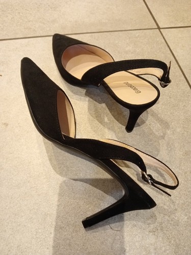 Black slingback graceland - slingback,