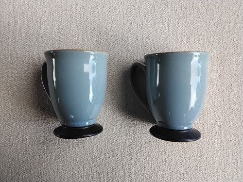 Denby blue jetty mugs - x,
