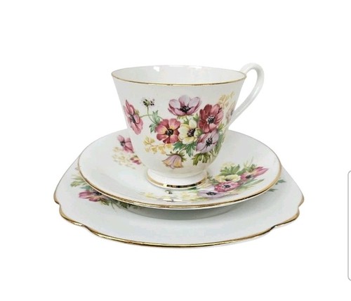 Windsor bone china tea trio - windsor,